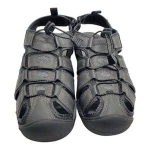 Eddie Bauer Men's 9M Meridian Bump Toe Sandal Black River Float Trip Water Shoe